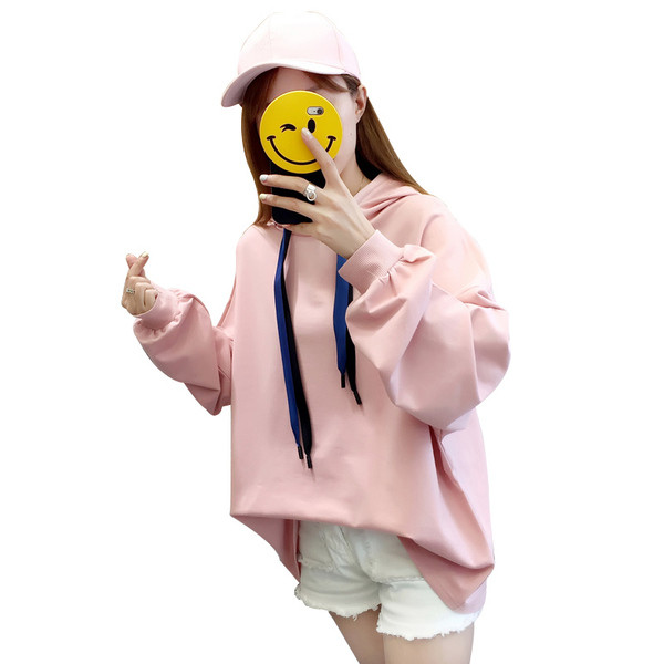 Naujo modelio moteriškas megztinis su gobtuvu nėščiosioms