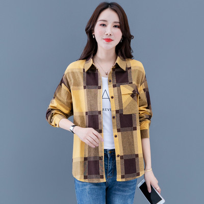 Camasa larga dama casual cu guler si buzunar clasic