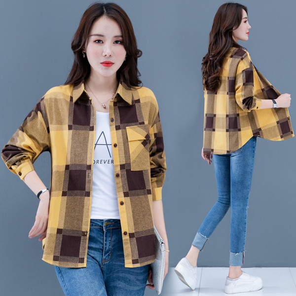 Camasa larga dama casual cu guler si buzunar clasic