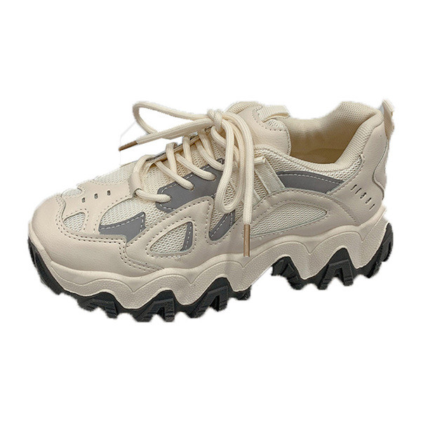 Női őszi tornacipő durva talppal, fűzővel három színben