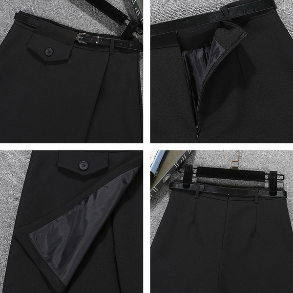 Fusta-pantaloni de dama model nou cu centura