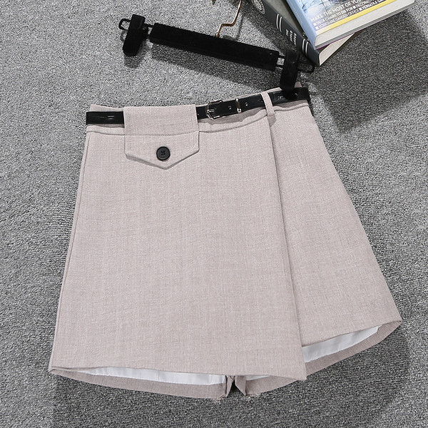 Fusta-pantaloni de dama model nou cu centura