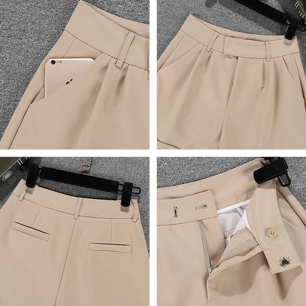 Új modell női rövidnadrág zsebes széles modellel