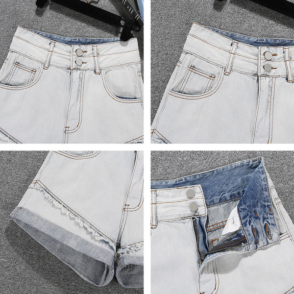 Uue mudeli kõrge vöökohaga naiste teksapüksid