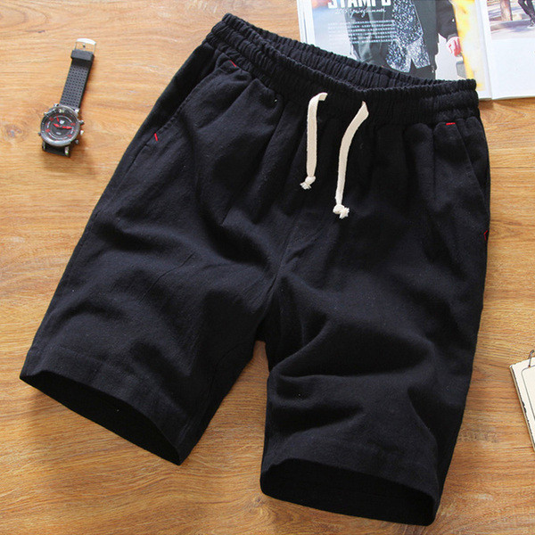 Férfi rövidnadrág gumival és fűzővel