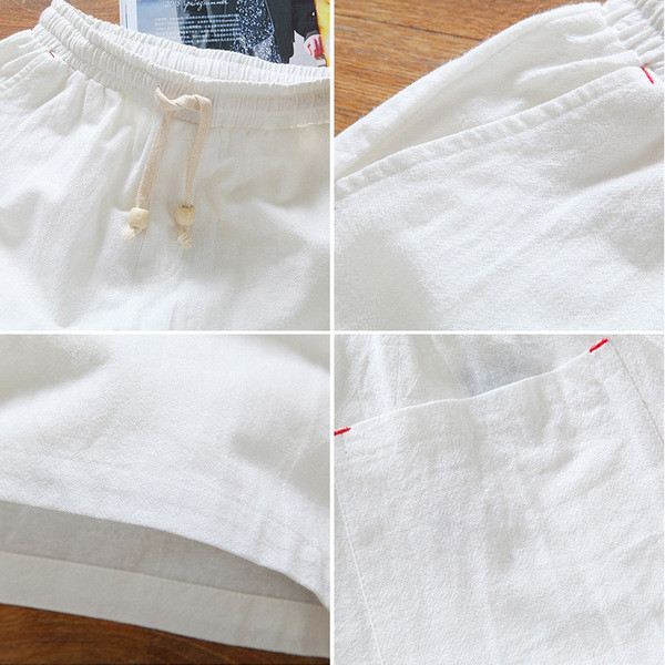 Férfi rövidnadrág gumival és fűzővel