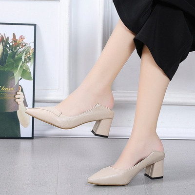 Ikdienas sieviešu apavi no eko ādas - smails modelis