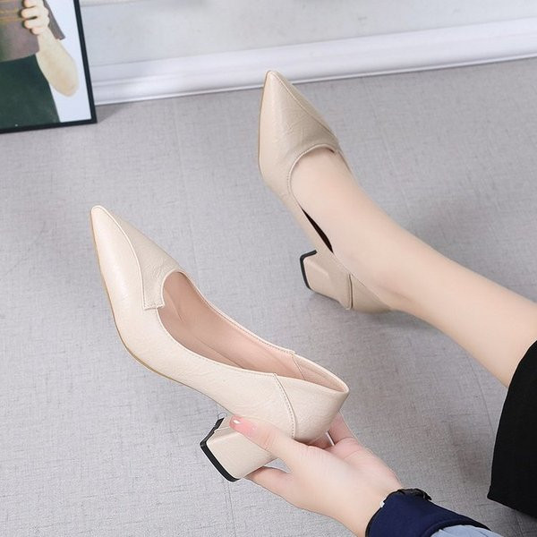 Ikdienas sieviešu apavi no eko ādas - smails modelis