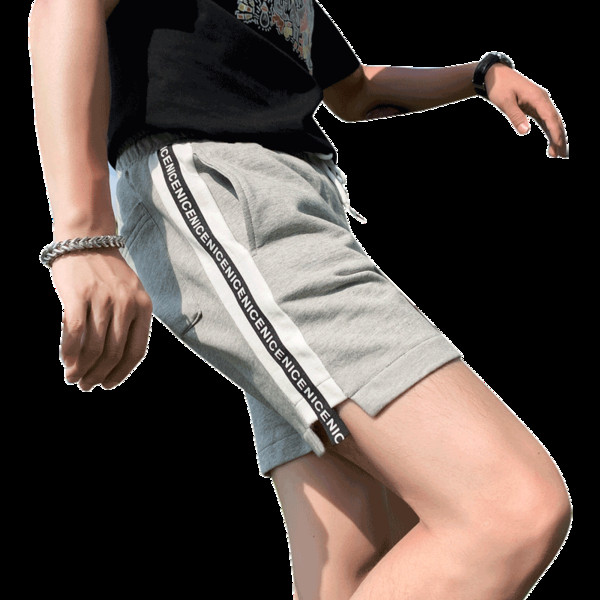 Ikdienas platas bikses ar sānu apmali