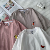 Hímzéses, rövid ujjú, hétköznapi férfi póló több színben