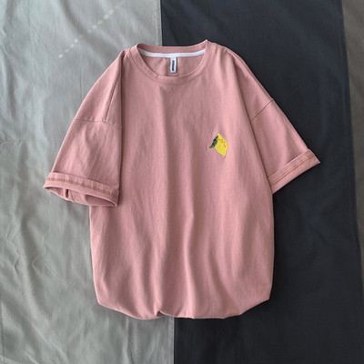 Hímzéses, rövid ujjú, hétköznapi férfi póló több színben