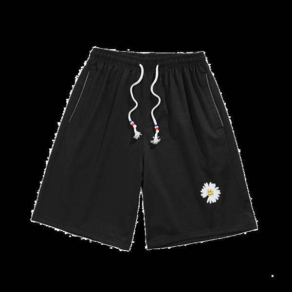 Vasaras īsi šorti ar margrietiņu apdruku