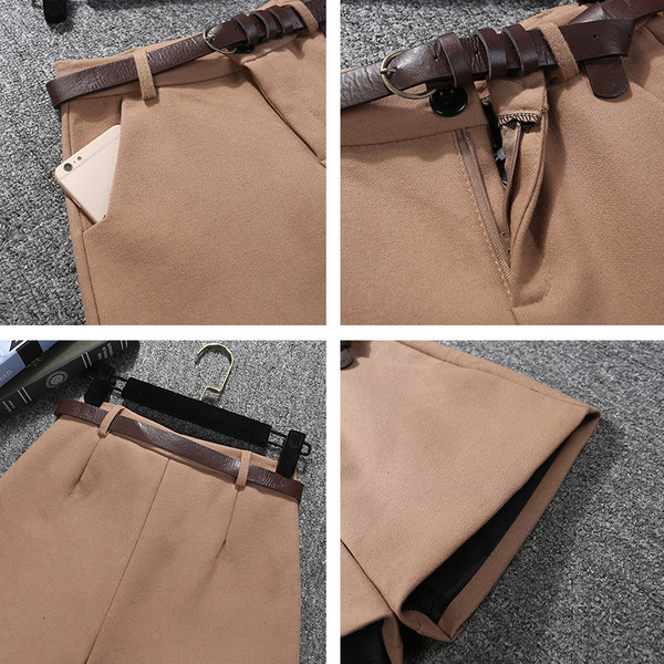 Moodsad naiste lühikesed püksid – taskute ja vööga