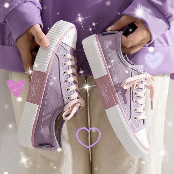 Alkalmi női tornacipő sima modell nyakkendővel több színben