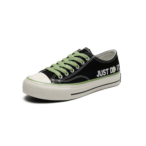 Casual γυναικεία αθλητικά παπούτσια με κορδόνια και κέντημα