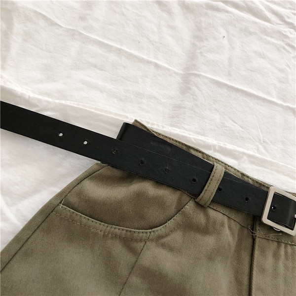 Jauna modeļa sieviešu šorti ar jostiņu - augstu vidukli