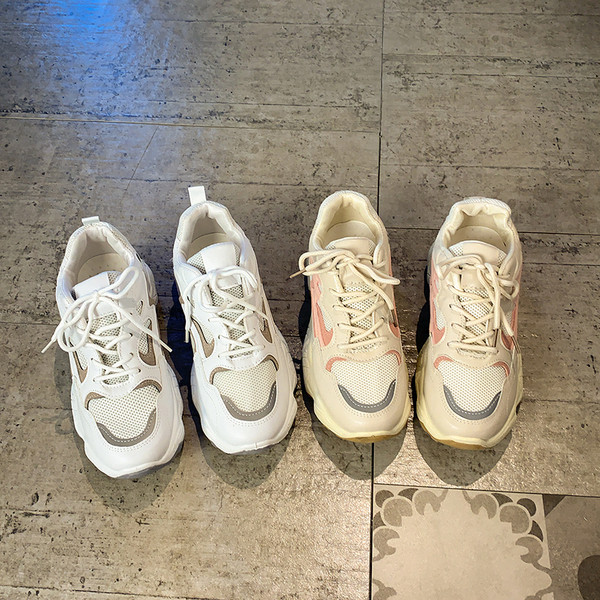 Tenisi casual dama cu platforma de 5 cm