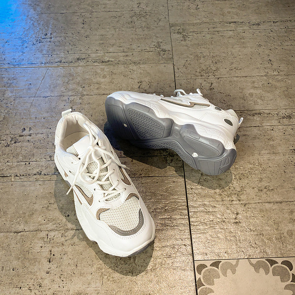 Tenisi casual dama cu platforma de 5 cm