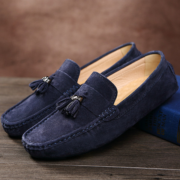 Moderne muške mokasine od eko brušene kože u više boja