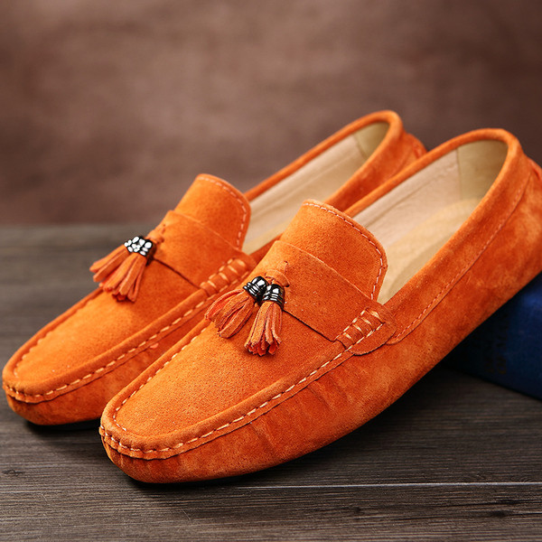 Moderne muške mokasine od eko brušene kože u više boja