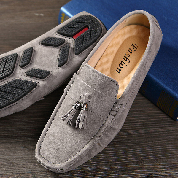 Moderne muške mokasine od eko brušene kože u više boja