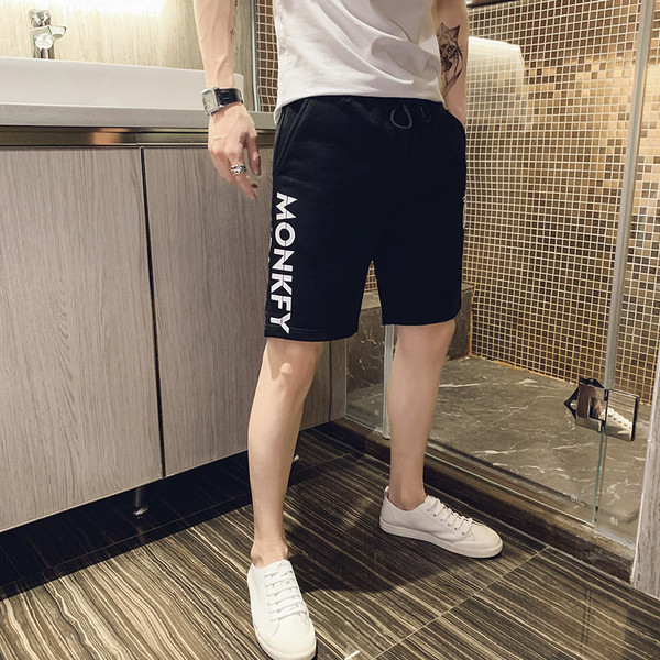 Pantaloni scurți de vară cu inscripție