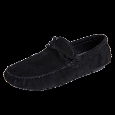 Mūsdienīgi vīriešu mokasīni no eko zamšādas ar mežģīnēm