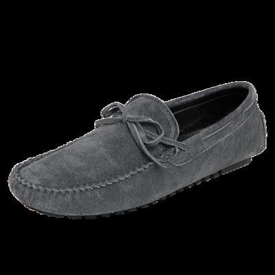 Mūsdienīgi vīriešu mokasīni no eko zamšādas ar mežģīnēm