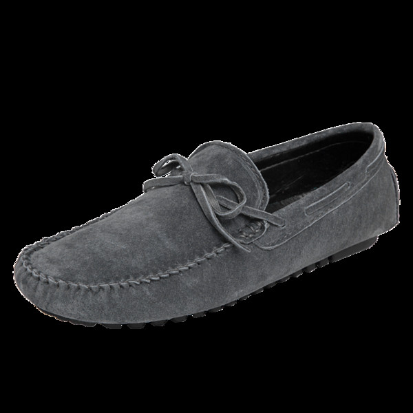 Mūsdienīgi vīriešu mokasīni no eko zamšādas ar mežģīnēm