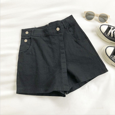 Moodsad naiste lühikesed ülekandega seelikud-püksid