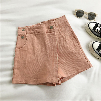 Moodsad naiste lühikesed ülekandega seelikud-püksid