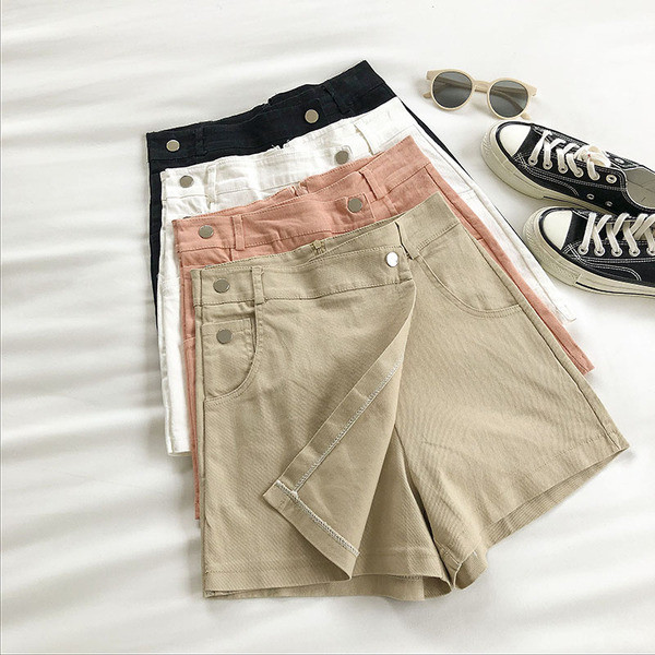 Moodsad naiste lühikesed ülekandega seelikud-püksid