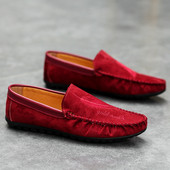 Modern férfi mokaszinok eco velúr sima modellből