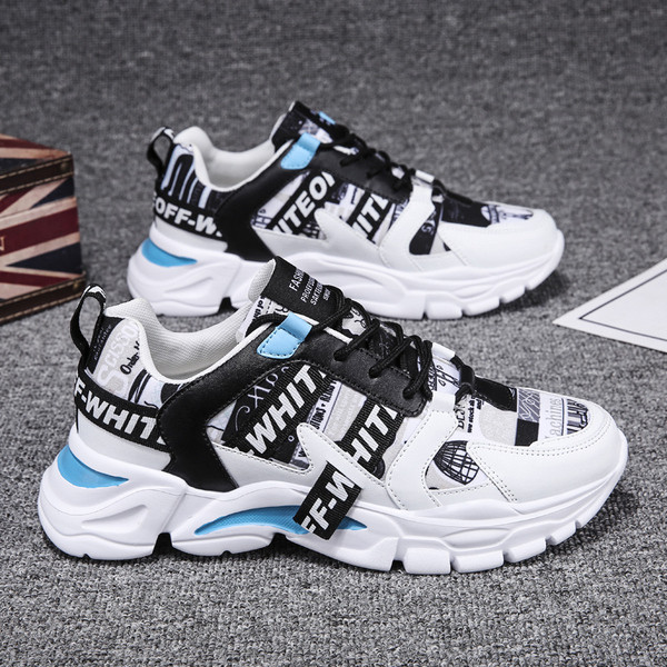 Kolmes värvitoonis paelte ja kareda tallaga meeste vabaaja tossud