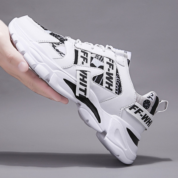 Kolmes värvitoonis paelte ja kareda tallaga meeste vabaaja tossud