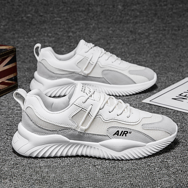 Alkalmi férfi őszi tornacipő fehér fűzővel