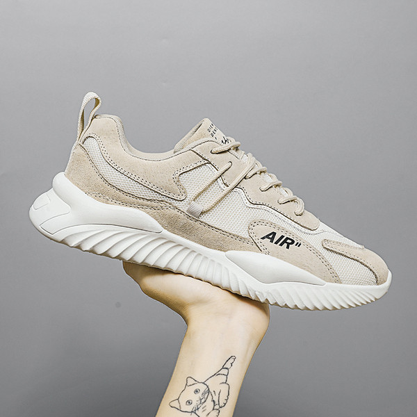 Alkalmi férfi őszi tornacipő fehér fűzővel