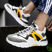 Jauns vīriešu kedu modelis ar šņorēm un plakanu zoli