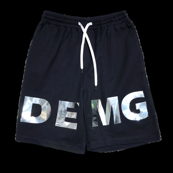 Sporta un ikdienas bikses ar spīdīgu apdruku