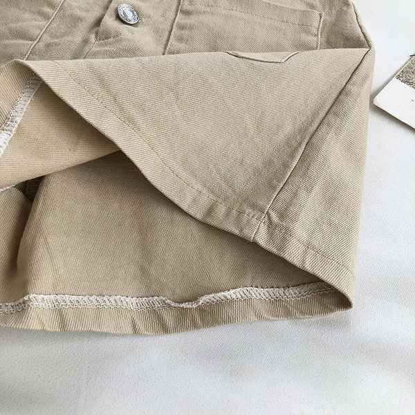 Sieviešu šortu ar pogām jauns modelis - paaugstināts viduklis