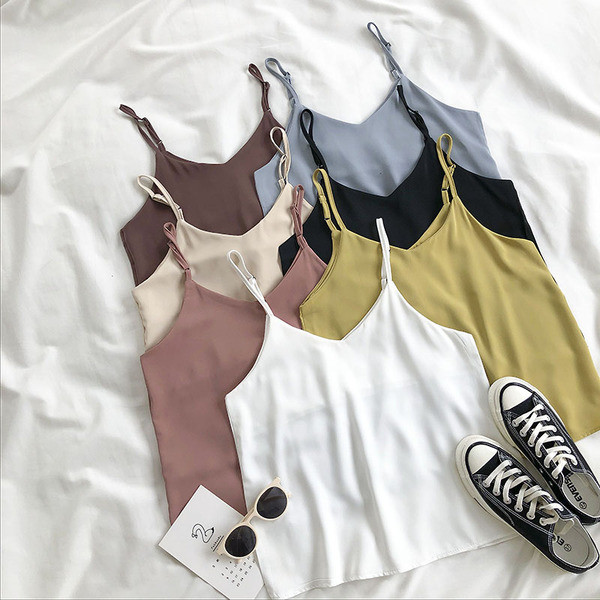 Modern női felső vékony pántokkal - széles modell