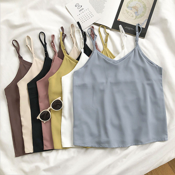 Modern női felső vékony pántokkal - széles modell