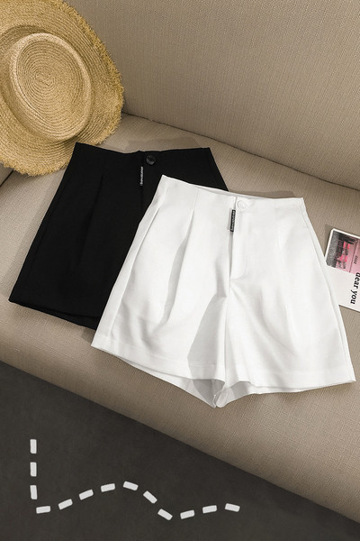 Model nou de pantaloni scurti de dama - talie inalta