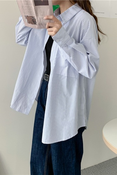 Naiste vabaaja ruuduline särk tasku ja nööpidega