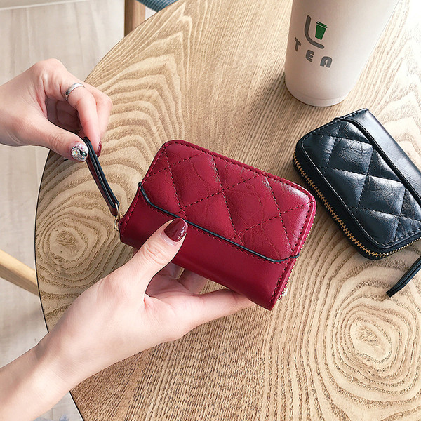 Portofel de dama cu fermoar - dimensiune mica