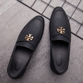 Mocasini formali pentru barbati model NOU cu element metalic