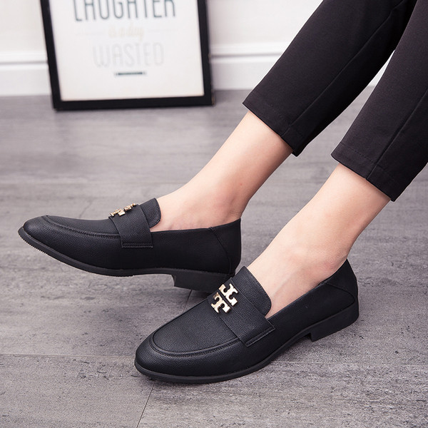 Mocasini formali pentru barbati model NOU cu element metalic