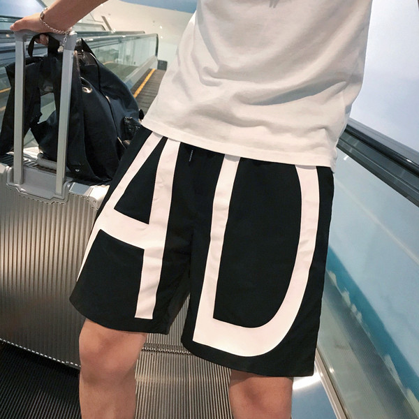 Pantaloni scurți de vară cu inscripție