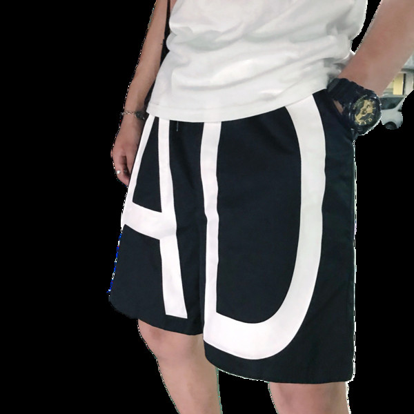 Pantaloni scurți de vară cu inscripție