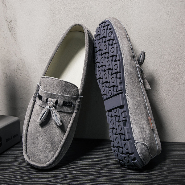 ÚJ modell férfi mokaszin eco velúr sima modellből